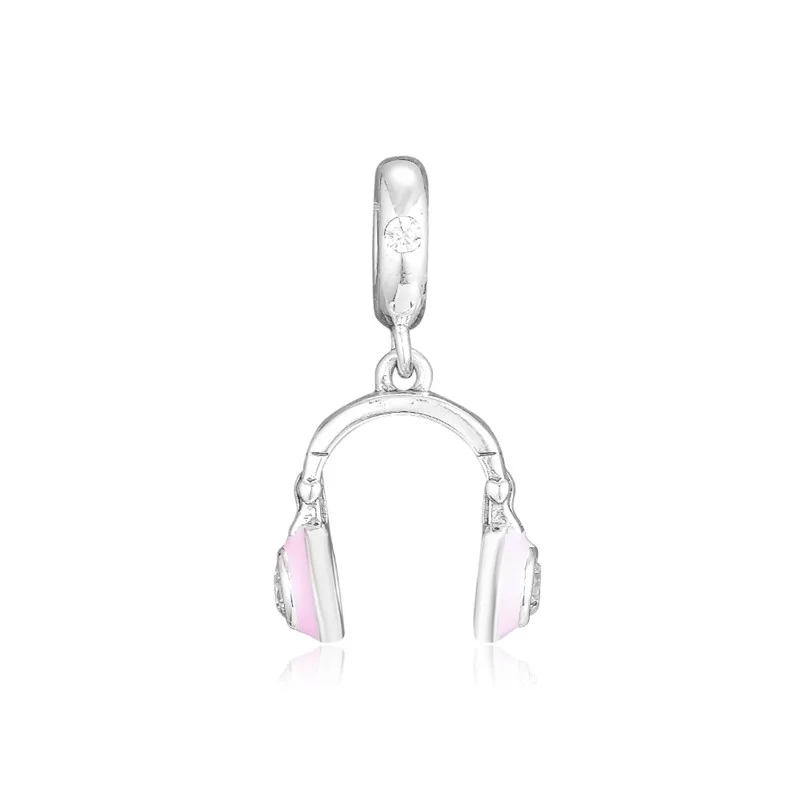 Pink Headphones Hanging Charm Sterling Silver Handbags Pulseras Mujer Woman DIY Beads Free Shipping Jewelry for Women
Pink Headphones Hanging Charm Sterling Silver Handbags Pulseras Mujer Woman DIY Beads Free Shipping Jewelry for Women