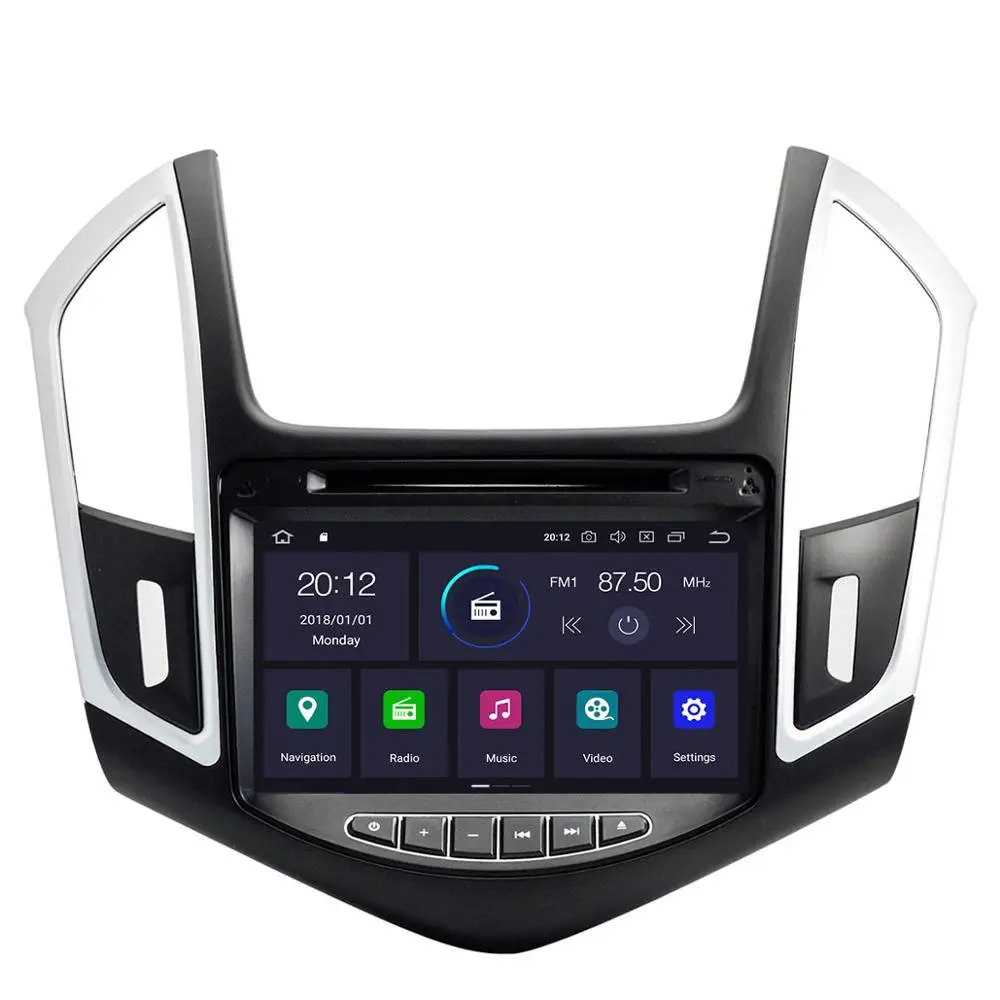 Android 10 8 ядер автомобильная фотомагнитола для Chevrolet CRUZE 2012-2015 автомедиа головное