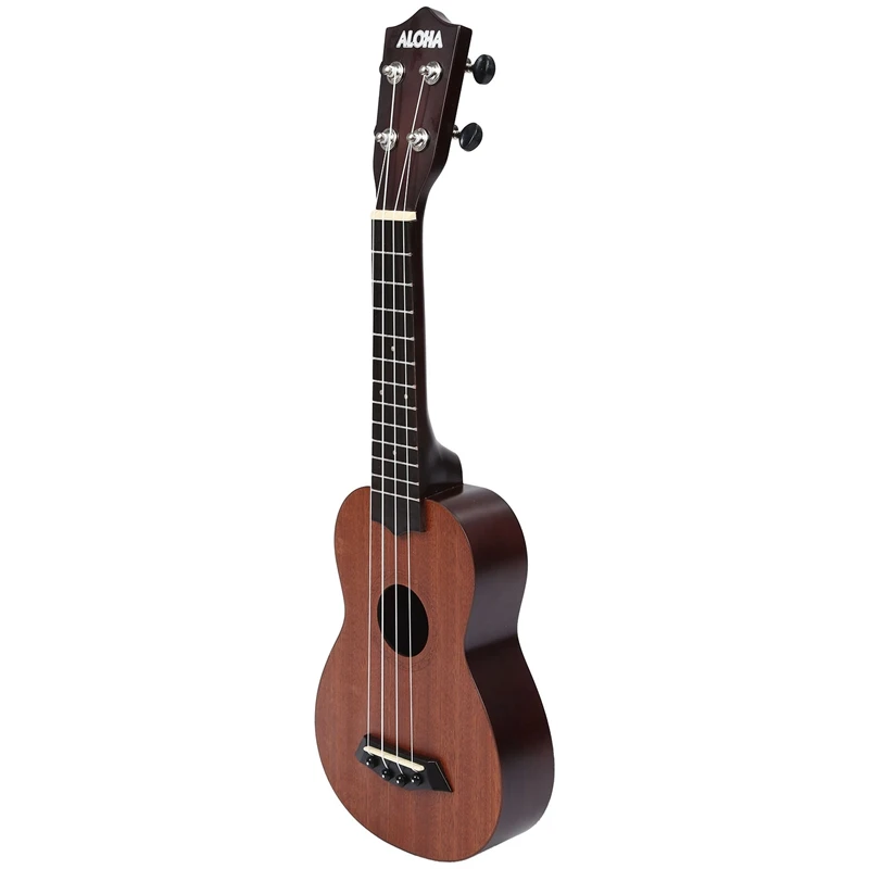 ALOHA 21 Inch Ukulele Beginner Soprano Ukulele Sapele Wood 4 Strings Guitar Mahogany Neck Delicate Tuning Peg
ALOHA 21 Inch Ukulele Beginner Soprano Ukulele Sapele Wood 4 Strings Guitar Mahogany Neck Delicate Tuning Peg