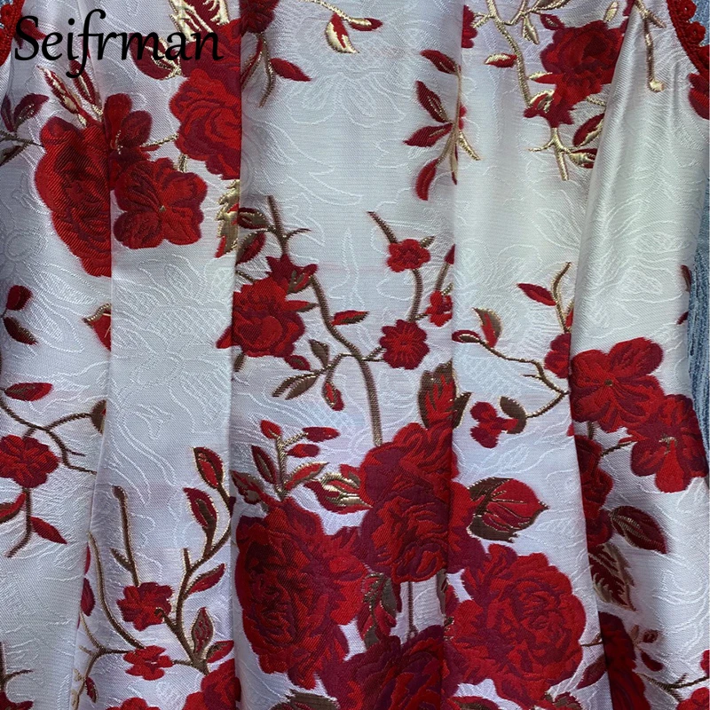 Seifrmann Women Spring Fashion DesignerParty A-Line Dress Sleeveless Lace Embroidery High Waist Elegant Slim Ladies Short Dress
Seifrmann Women Spring Fashion DesignerParty A-Line Dress Sleeveless Lace Embroidery High Waist Elegant Slim Ladies Short Dress