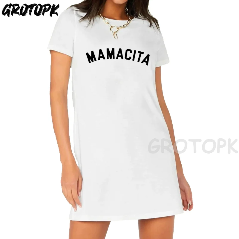 Mamacita Letter Print Summer Dress Women's Clothing Graphic Harajuku Dresses for Women Casual Hipster 90s Aesthetic Dress Woman
Mamacita Letter Print Summer Dress Women's Clothing Graphic Harajuku Dresses for Women Casual Hipster 90s Aesthetic Dress Woman