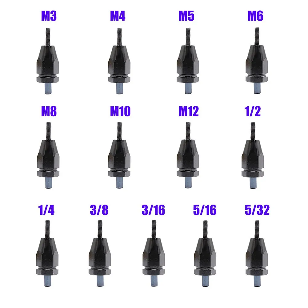 Air Pneumatic Rivet Nut Gun Set Riveter Head Tool Mandrel M3 M4 M5 M6 M8 M10 M12 5-32 3-16 1-4 5-16 3-8 Electric Tool Accessory
Air Pneumatic Rivet Nut Gun Set Riveter Head Tool Mandrel M3 M4 M5 M6 M8 M10 M12 5-32 3-16 1-4 5-16 3-8 Electric Tool Accessory