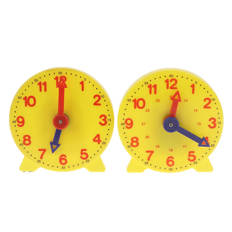 3 вида стилей Монтессори часы для обучения учеников 4 дюйма 12/24 часов | Игрушки и