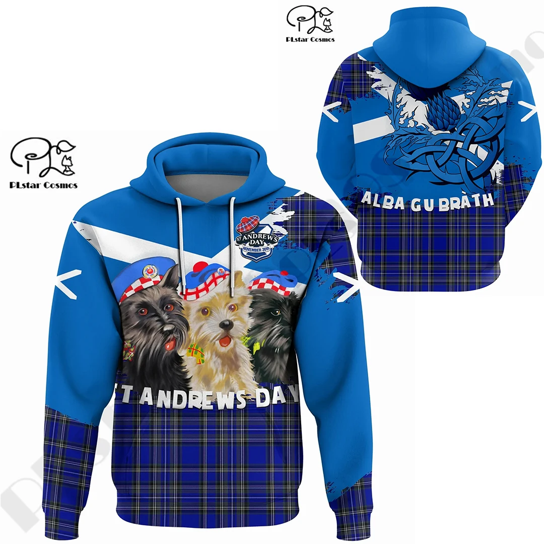 

PLstar Cosmos 3DPrinted Newest Scottish Scotland Flag Dog Funny Unique Unisex Streetwear Harajuku Hoodies/Sweatshirt/Zip B-7