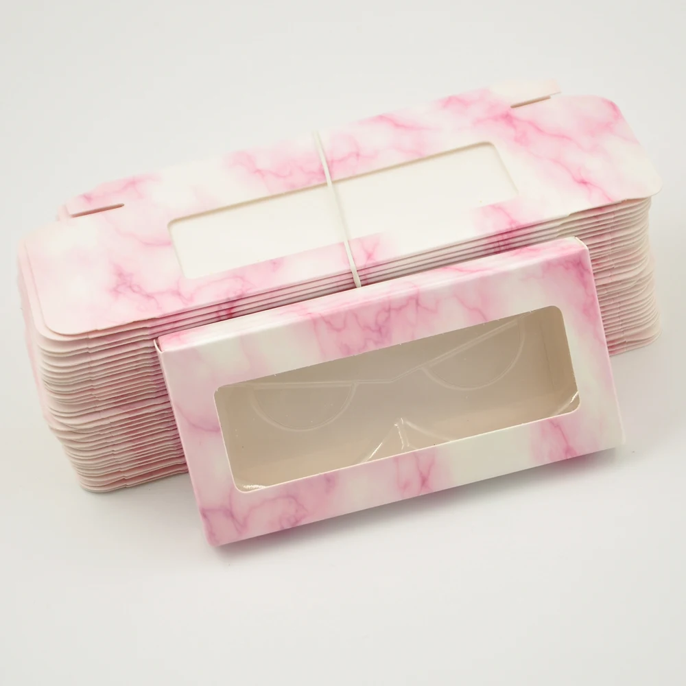 Wholesale 50/100pcs Packing Box For Eyelash Blank Eyelashes Package Paper Box 25MM Mink Eyelashes Packing Box Makeup Supplies 
Wholesale 50/100pcs Packing Box For Eyelash Blank Eyelashes Package Paper Box 25MM Mink Eyelashes Packing Box Makeup Supplies