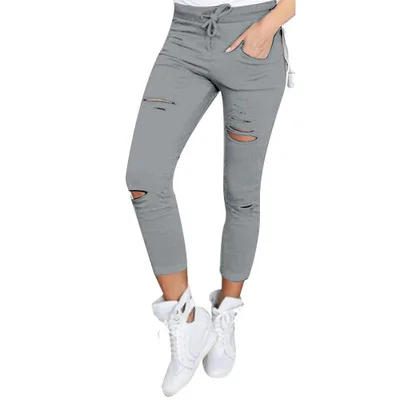 New Ripped Jeans for Women Women Big Size Ripped Trousers Stretch Pencil Pants Leggings Women Jeans
New Ripped Jeans for Women Women Big Size Ripped Trousers Stretch Pencil Pants Leggings Women Jeans