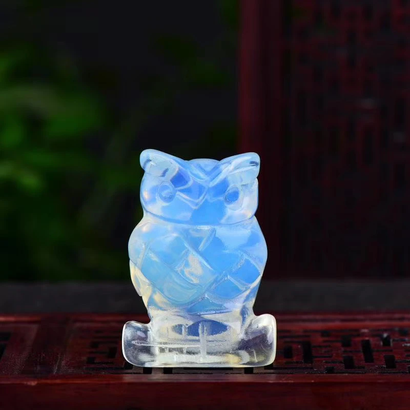 Natural Opal carving sweethearts gift Owl fortune Crafts Home Furnishings Aura fengshui Decoration Christmas
Natural Opal carving sweethearts gift Owl fortune Crafts Home Furnishings Aura fengshui Decoration Christmas
