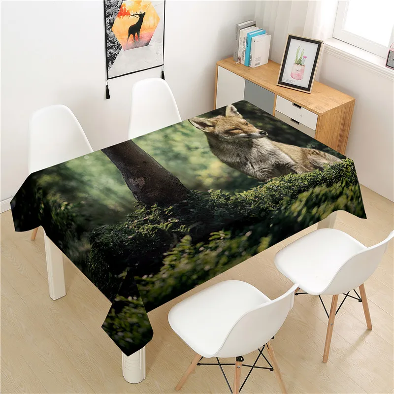 Fox Tablecloth polyester Hotel Picnic Table Rectangular Table Covers Home Dining Tea Table Decoration
Fox Tablecloth polyester Hotel Picnic Table Rectangular Table Covers Home Dining Tea Table Decoration