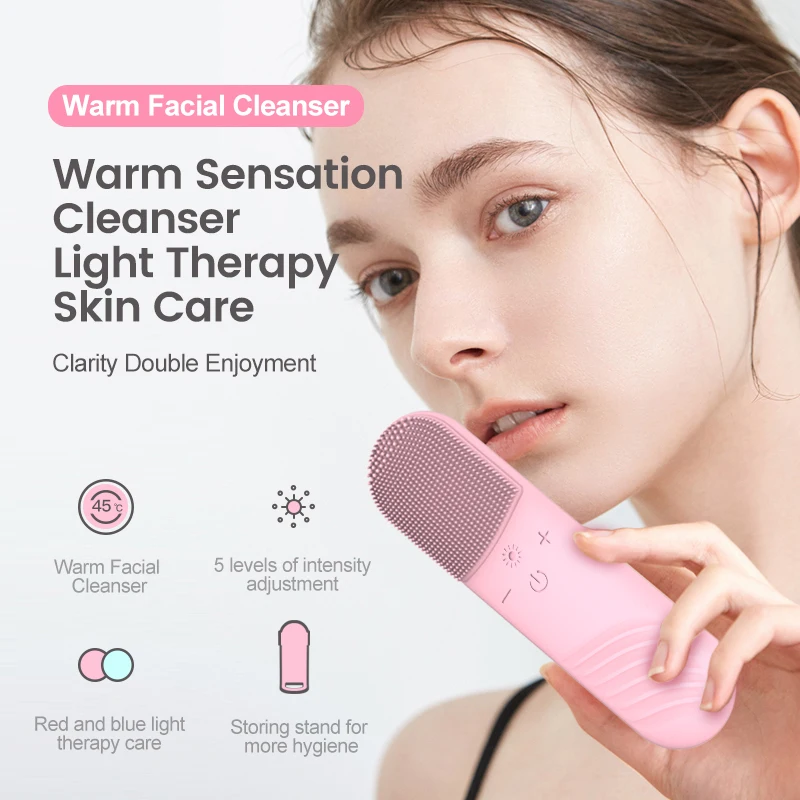 DSMY Electric Face Scrubber Cleanser Brush Waterproof Silicone Deep Cleaning Skin Rejuvenation Exfoliating Pore Cleaning Brush
DSMY Electric Face Scrubber Cleanser Brush Waterproof Silicone Deep Cleaning Skin Rejuvenation Exfoliating Pore Cleaning Brush