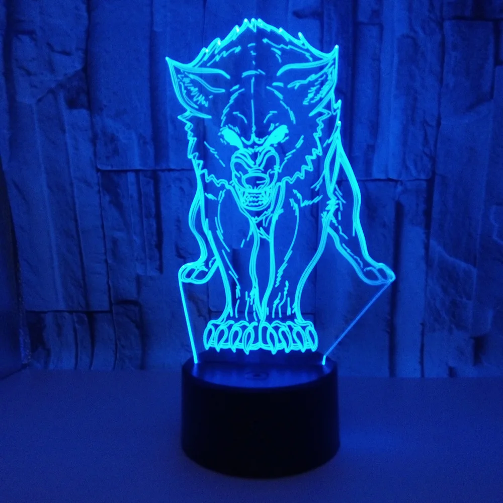 Wolf 3D Table Lamp Colorful Touch Remote Control LED Visual Light Creative Birthday Christmas Gift Bedroom Decor 3D Night Light
Wolf 3D Table Lamp Colorful Touch Remote Control LED Visual Light Creative Birthday Christmas Gift Bedroom Decor 3D Night Light