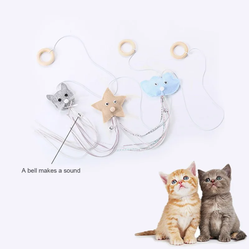 Funny Cat Stick Toy Funny Cat Stick Can Be Hung Cats Climbing Frame Door Handle Cats Toys Pets Teasing With Pull Ring Cute Shape
Funny Cat Stick Toy Funny Cat Stick Can Be Hung Cats Climbing Frame Door Handle Cats Toys Pets Teasing With Pull Ring Cute Shape