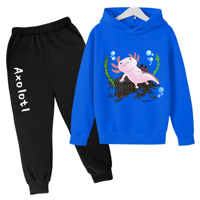 Printing Axolotl Hoodie Sets children Clothing Suit baby boys girls Top +pants 2p Fall little girl Wear Kids Sweatshirts Gift
Printing Axolotl Hoodie Sets children Clothing Suit baby boys girls Top +pants 2p Fall little girl Wear Kids Sweatshirts Gift