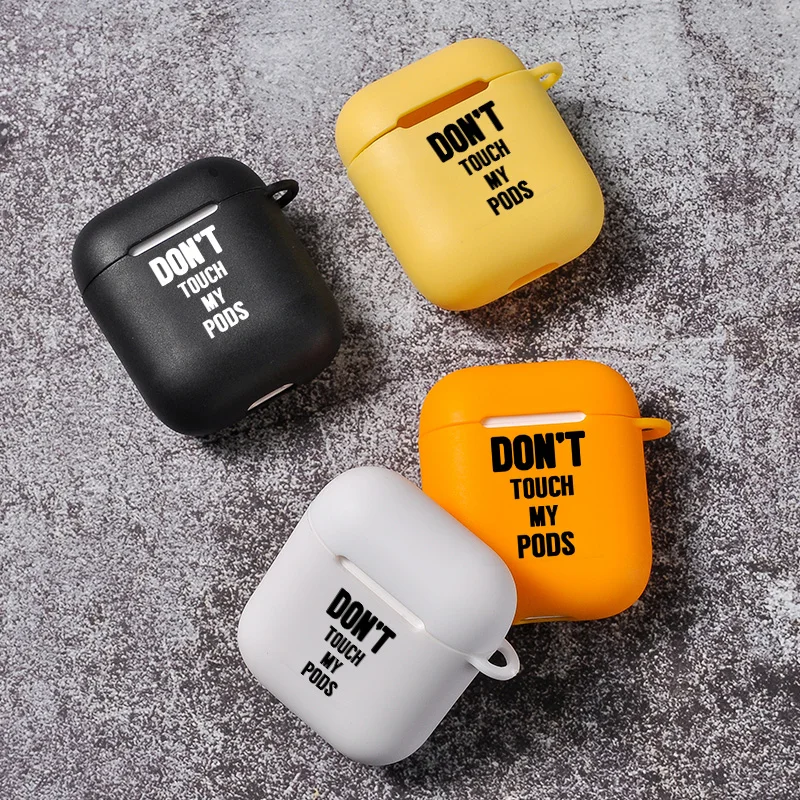 Soft Silicone Earphone Cases For Apple Airpods Case Luxury Simple Text 9-Colour Air Pods Case in Bluetooth Earphone Accessories
Soft Silicone Earphone Cases For Apple Airpods Case Luxury Simple Text 9-Colour Air Pods Case in Bluetooth Earphone Accessories