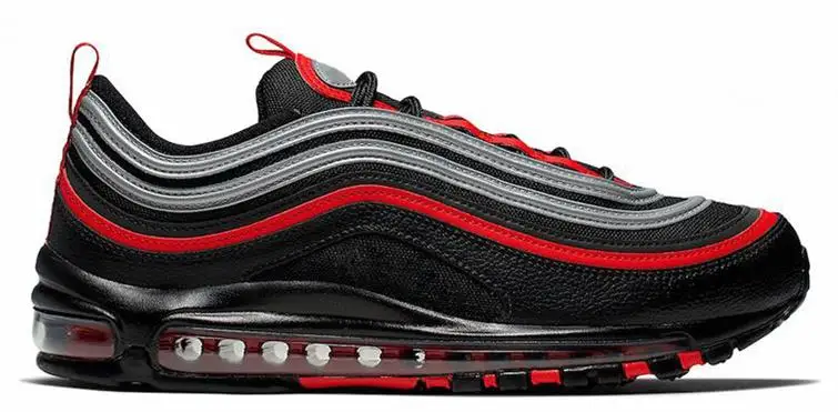 97 Running Shoes Men Bred UNDEFEATED 97s Triple Black Sliver Worldwide Reflective Sports Sneakers Trainer Sports Sneakers US7-11
97 Running Shoes Men Bred UNDEFEATED 97s Triple Black Sliver Worldwide Reflective Sports Sneakers Trainer Sports Sneakers US7-11