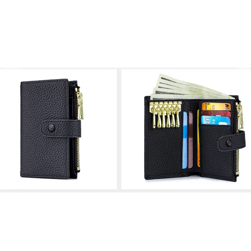 Unisex PU Leather Short Key Wallet Men Women Multifunction ID Credit Card Holder Key Bag Bifold Coin Change Pocket Purse
Unisex PU Leather Short Key Wallet Men Women Multifunction ID Credit Card Holder Key Bag Bifold Coin Change Pocket Purse