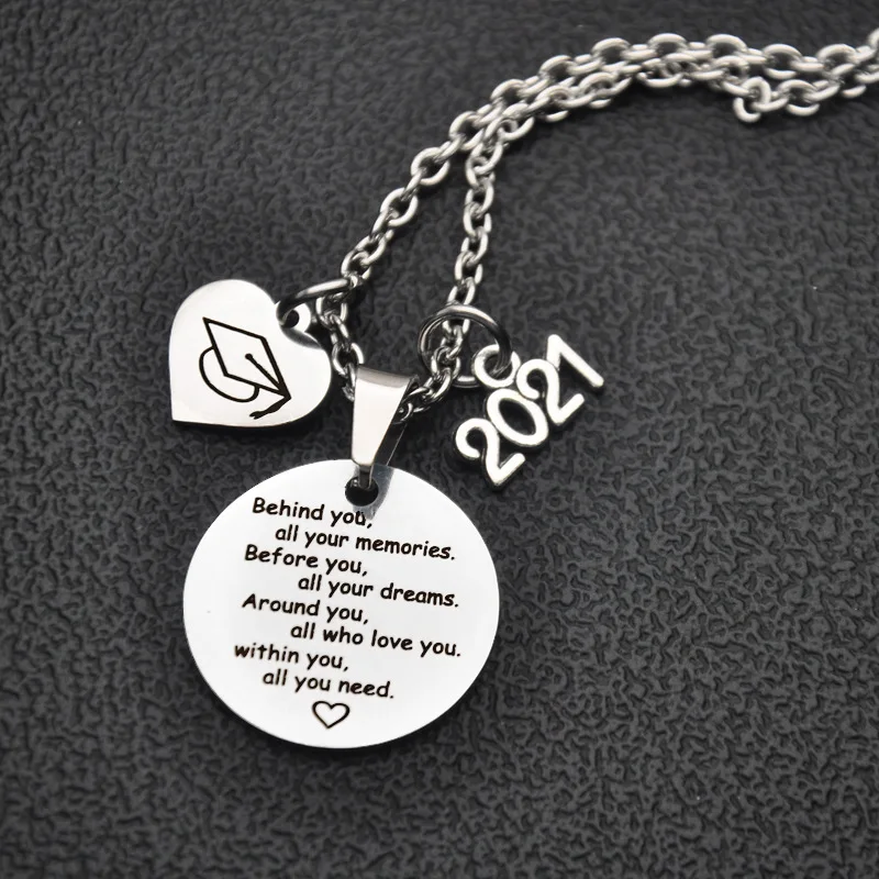 2021 Stainless Steel Necklace for Women Graduation Season Gift Making of Graduation Court Academician Hat Unisex
2021 Stainless Steel Necklace for Women Graduation Season Gift Making of Graduation Court Academician Hat Unisex