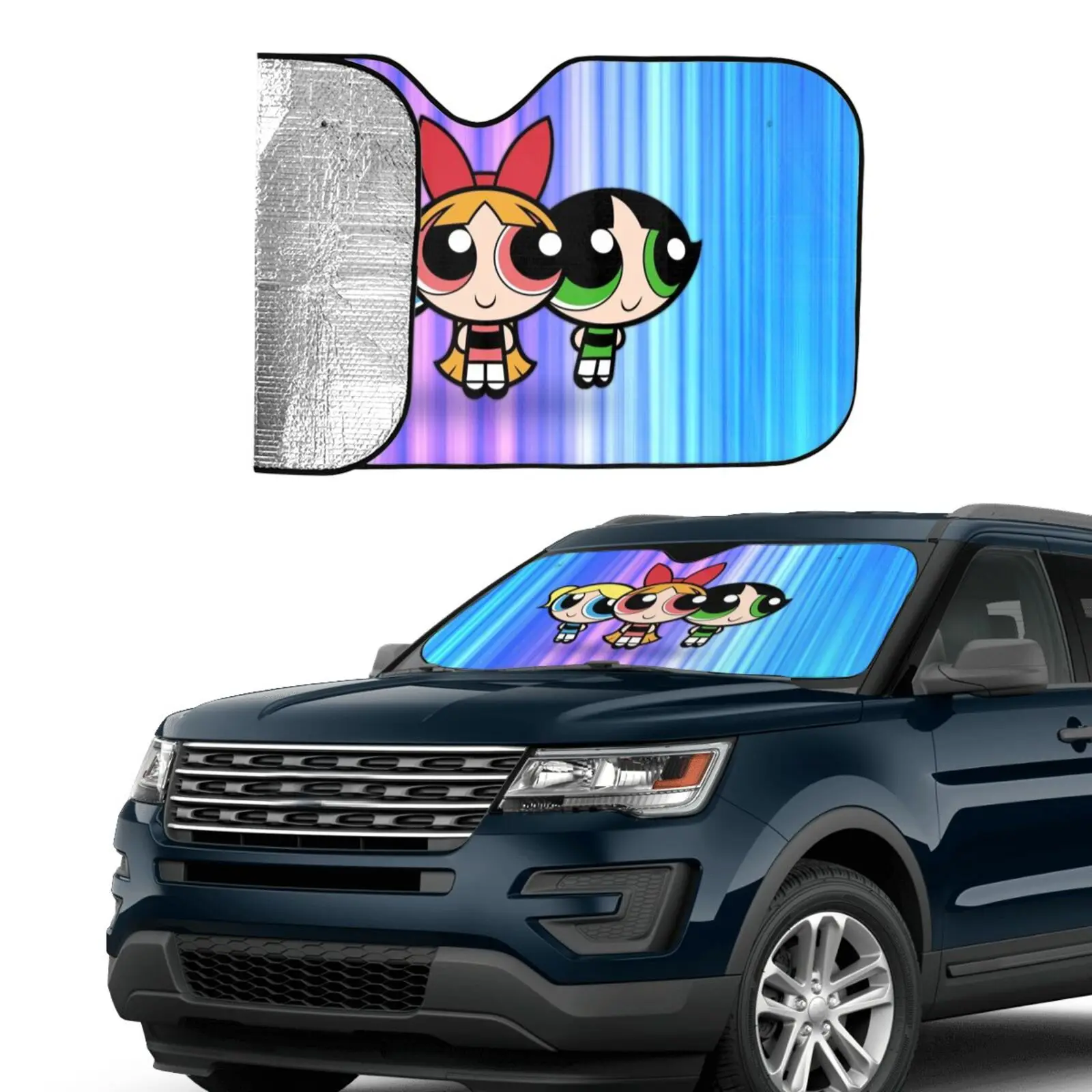 For SUV Van Vehicle Car Products Cute Anime Girl Police Car Windshield Sunshade Universal Fits Most Car
For SUV Van Vehicle Car Products Cute Anime Girl Police Car Windshield Sunshade Universal Fits Most Car