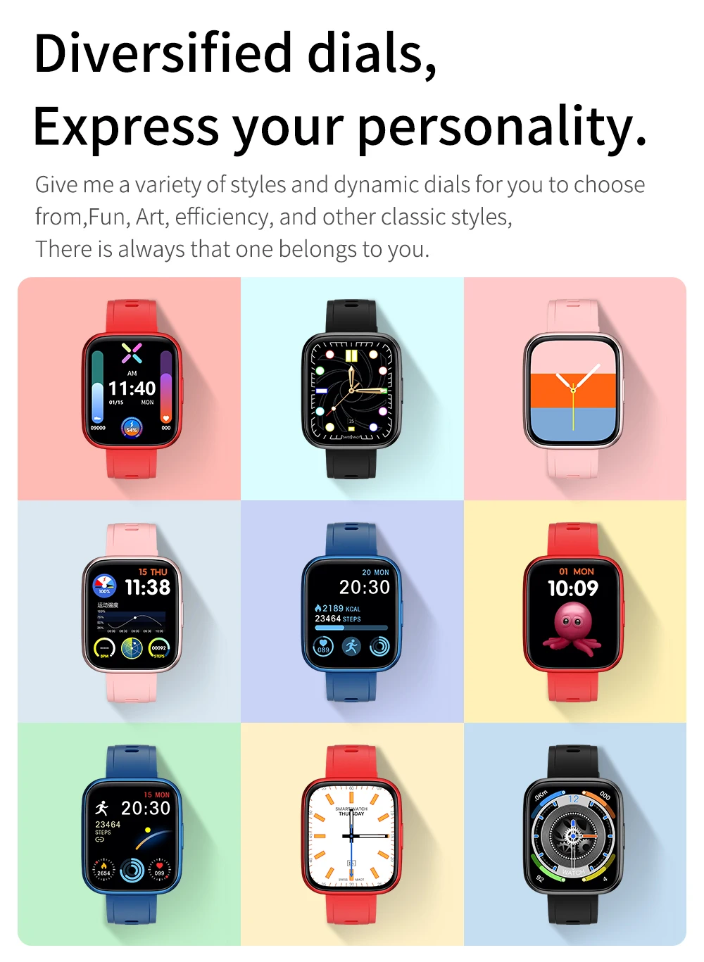 New 2021 Smart Watch P8 Plus Men Women Sport Bluetooth Electronics Clock Fitness Tracker Wristbands For Android IOS Phone PK W26
New 2021 Smart Watch P8 Plus Men Women Sport Bluetooth Electronics Clock Fitness Tracker Wristbands For Android IOS Phone PK W26