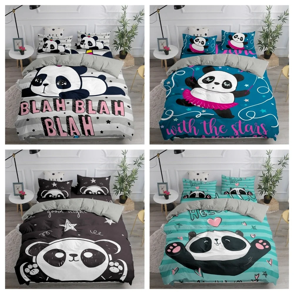 2021 New Pattern 3d Digital Panda Printing Duvet Cover Set 1 Quilt Cover +1/2 Pillowcases Single Twin Double Full Queen King
2021 New Pattern 3d Digital Panda Printing Duvet Cover Set 1 Quilt Cover +1/2 Pillowcases Single Twin Double Full Queen King