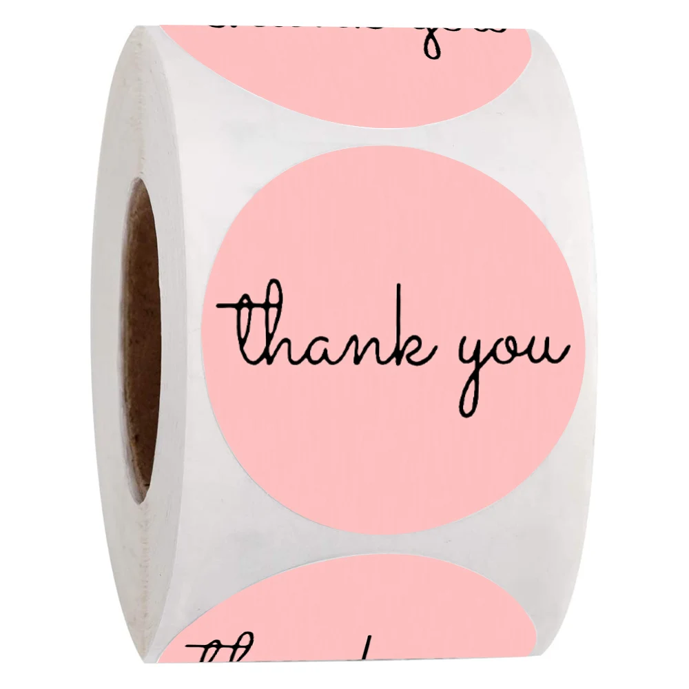 100-500Pcs Thank You Stickers Pink Paper Labels Scrapbooking For Wedding Gift Business Packaging Seal Labels Stationery Sticker
100-500Pcs Thank You Stickers Pink Paper Labels Scrapbooking For Wedding Gift Business Packaging Seal Labels Stationery Sticker