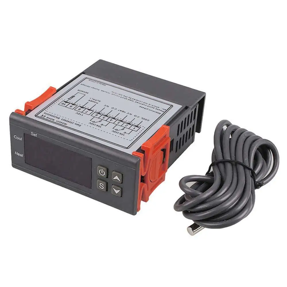 Temperature Controller STC Sensor STC-1000 All-Purpose Durable Convenient Warm and Cold Automatic Conversion Aquarium
Temperature Controller STC Sensor STC-1000 All-Purpose Durable Convenient Warm and Cold Automatic Conversion Aquarium