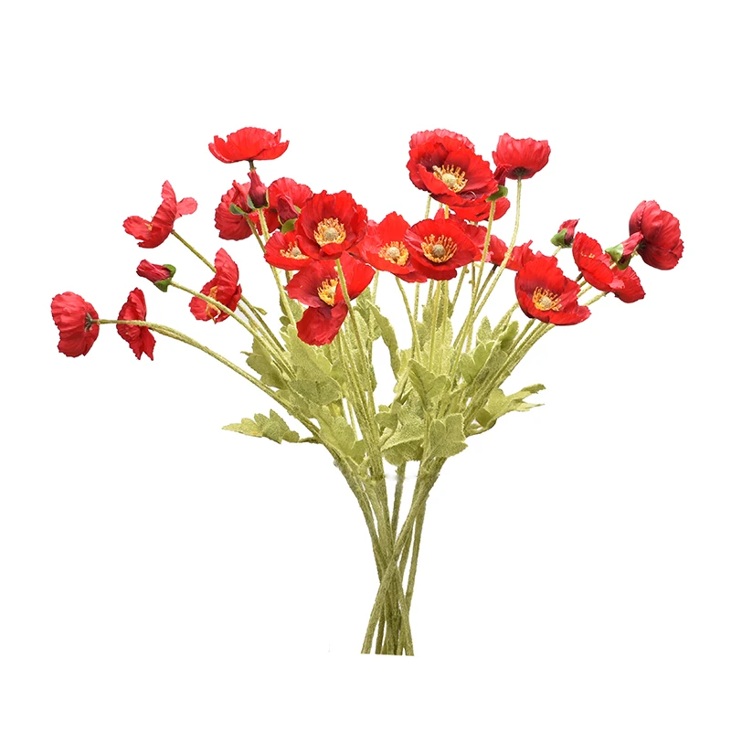 4 Heads/branch Purple Poppy Flowers with Leaves Artificial Flower for Diy Fall Decor Home Party Decoration Flores Poppies
4 Heads/branch Purple Poppy Flowers with Leaves Artificial Flower for Diy Fall Decor Home Party Decoration Flores Poppies