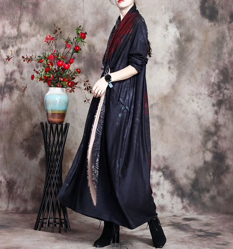 SuperAen 2021 Autumn New Original Classic Long Loose Irregular Lace-up Printed Dress for Women
SuperAen 2021 Autumn New Original Classic Long Loose Irregular Lace-up Printed Dress for Women