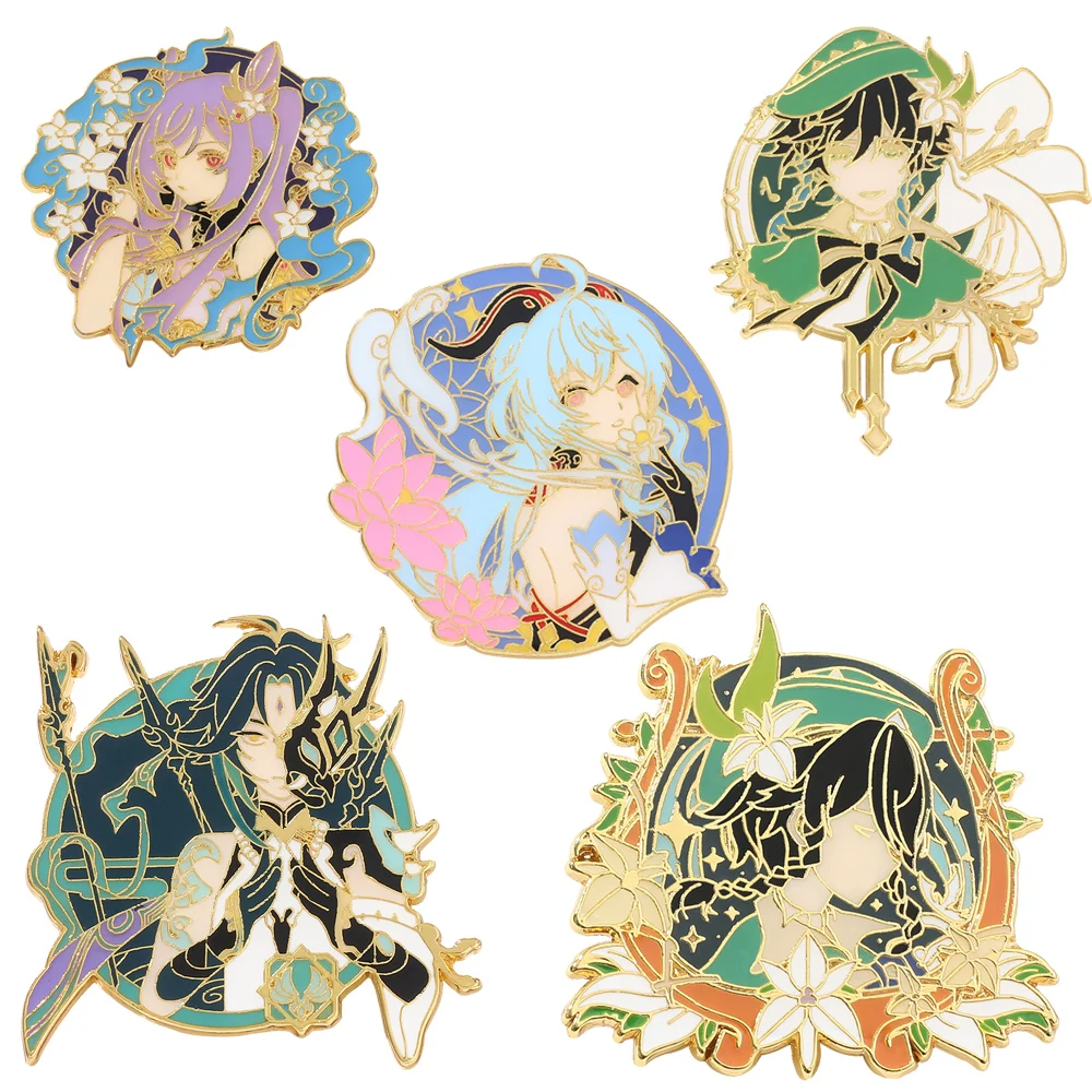 Fashion Genshin Impact Metal Pin Brooch Wendi Keqing Zhongli Anime Figure Badge Lapel Pin Women Collecting Jewelry Souvenir Gift
Fashion Genshin Impact Metal Pin Brooch Wendi Keqing Zhongli Anime Figure Badge Lapel Pin Women Collecting Jewelry Souvenir Gift