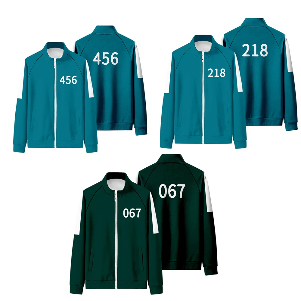 2022 TV Squid Game Merch Hoodie 456 Sweatshirt 067 Jacket Cosplay Clothes Casual Streetwear Pullovers
2022 TV Squid Game Merch Hoodie 456 Sweatshirt 067 Jacket Cosplay Clothes Casual Streetwear Pullovers
