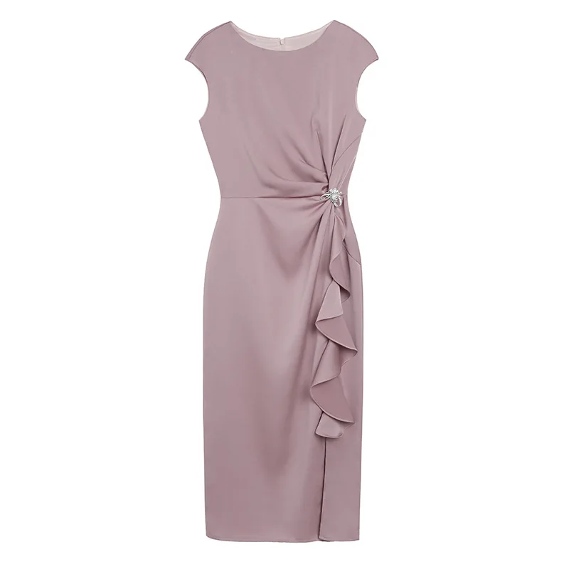 Zhili purple dress 2021 summer dress new shoulder sleeve high waist slim Ruffle mid length dress
Zhili purple dress 2021 summer dress new shoulder sleeve high waist slim Ruffle mid length dress