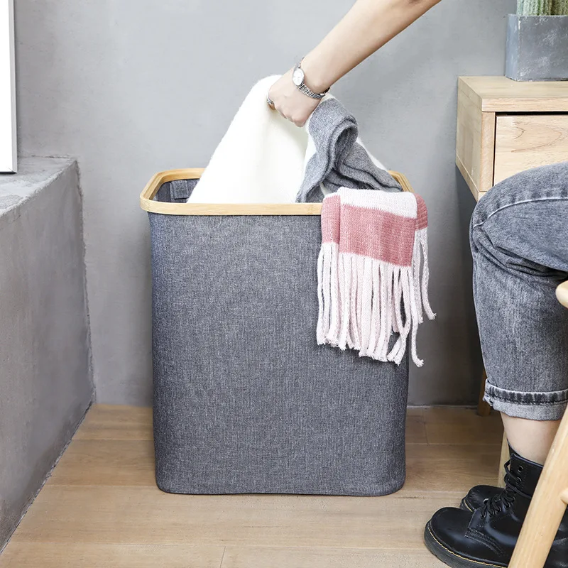 Laundry Basket with Lid Bamboo Dirty Clothes Hamper with Handle Waterproof Collapsible Laundry Hamper Storage for Bedroom Toys
Laundry Basket with Lid Bamboo Dirty Clothes Hamper with Handle Waterproof Collapsible Laundry Hamper Storage for Bedroom Toys