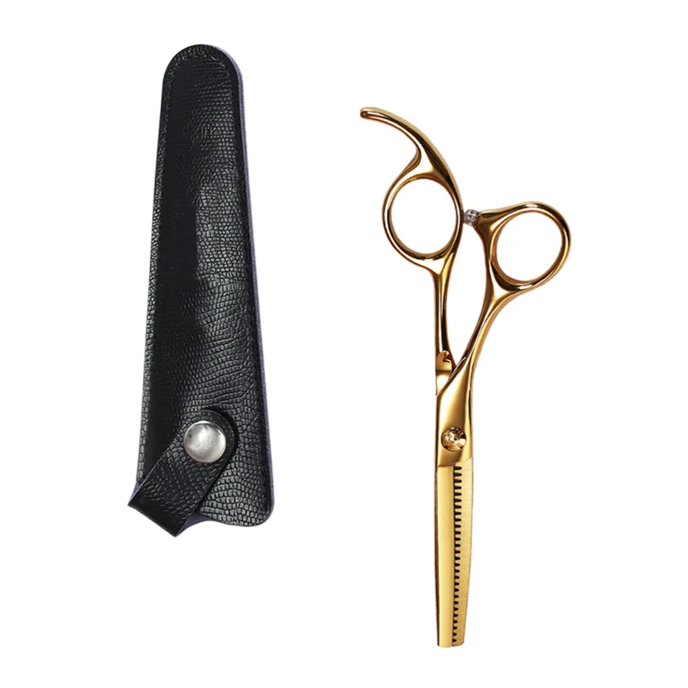5.5 Inches Haircutting Scissors Hairdressing Scissors Flat Scissors Barber Tool with a Storage Bag Golden
5.5 Inches Haircutting Scissors Hairdressing Scissors Flat Scissors Barber Tool with a Storage Bag Golden
