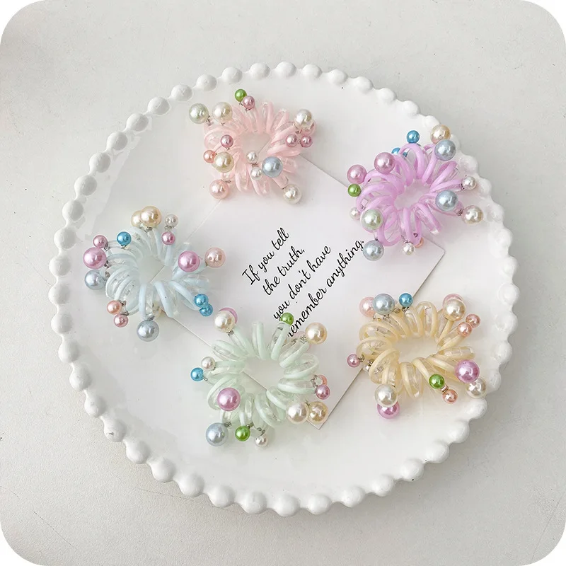 Модные резинки для волос для девочек, милая телефонная линия, жемчужная эластичная резинка для волос, Женский Галстук для конского хвоста, р...
Модные резинки для волос для девочек, милая телефонная линия, жемчужная эластичная резинка для волос, Женский Галстук для конского хвоста, р...