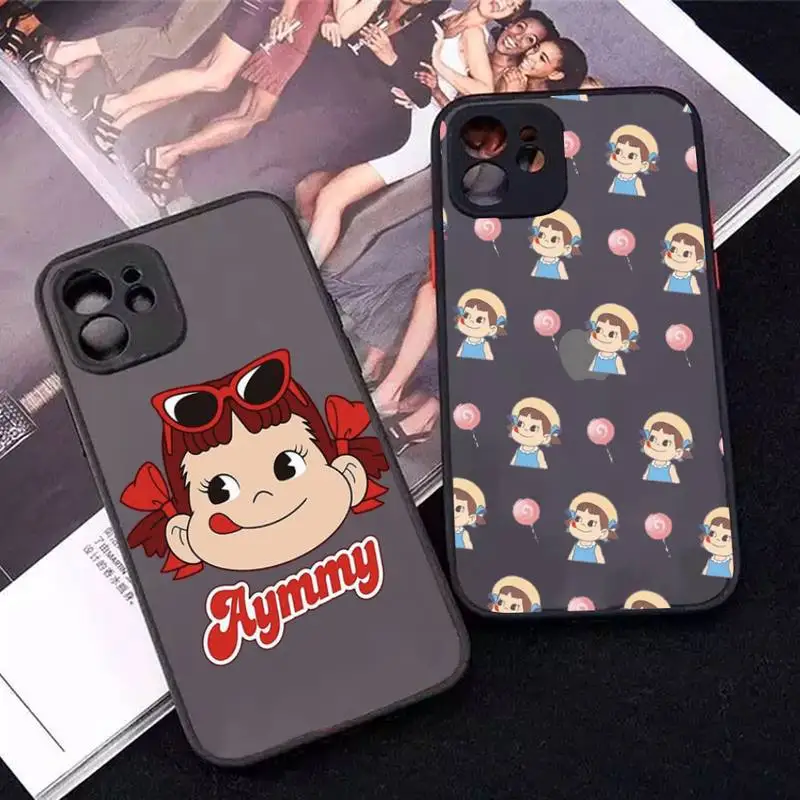 Japan Chocolate dessert cute cartoon Peko milky Phone Case For iphone 12 11 Pro Max X XS Max XR 7 8 Plus 12mini Translucent 
Japan Chocolate dessert cute cartoon Peko milky Phone Case For iphone 12 11 Pro Max X XS Max XR 7 8 Plus 12mini Translucent