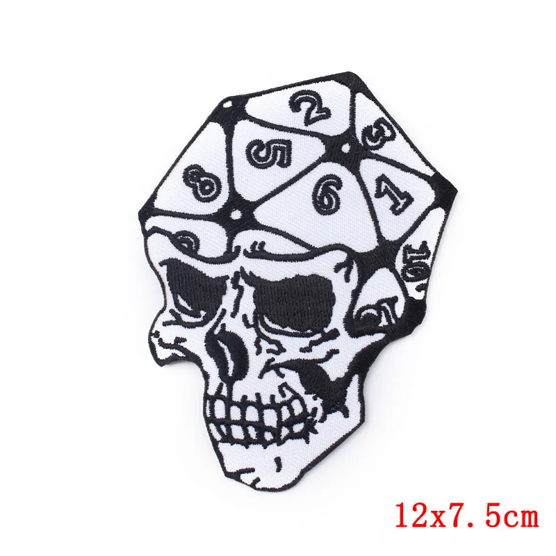 Prajna Fine Punk Skull Patches Iron-On Embroidered Patches For Clothing DIY Stripe Applique Clothes Jacket Badge Iron On Patches
Prajna Fine Punk Skull Patches Iron-On Embroidered Patches For Clothing DIY Stripe Applique Clothes Jacket Badge Iron On Patches