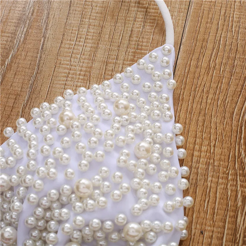 Sexy Halter Mini Bikini 2020 Female Swimsuit Women Swimwear Two-pieces Bikini set Luxury Pearl Bather Bathing Suit Swim Lady
Sexy Halter Mini Bikini 2020 Female Swimsuit Women Swimwear Two-pieces Bikini set Luxury Pearl Bather Bathing Suit Swim Lady