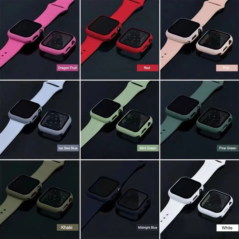 Glass+Case+Straps For Correa Apple Watch Strap Case 44mm 40mm 42mm 38mm Silicone Bracelet For Apple Watch 6 5 Pulseira Watchband
Glass+Case+Straps For Correa Apple Watch Strap Case 44mm 40mm 42mm 38mm Silicone Bracelet For Apple Watch 6 5 Pulseira Watchband