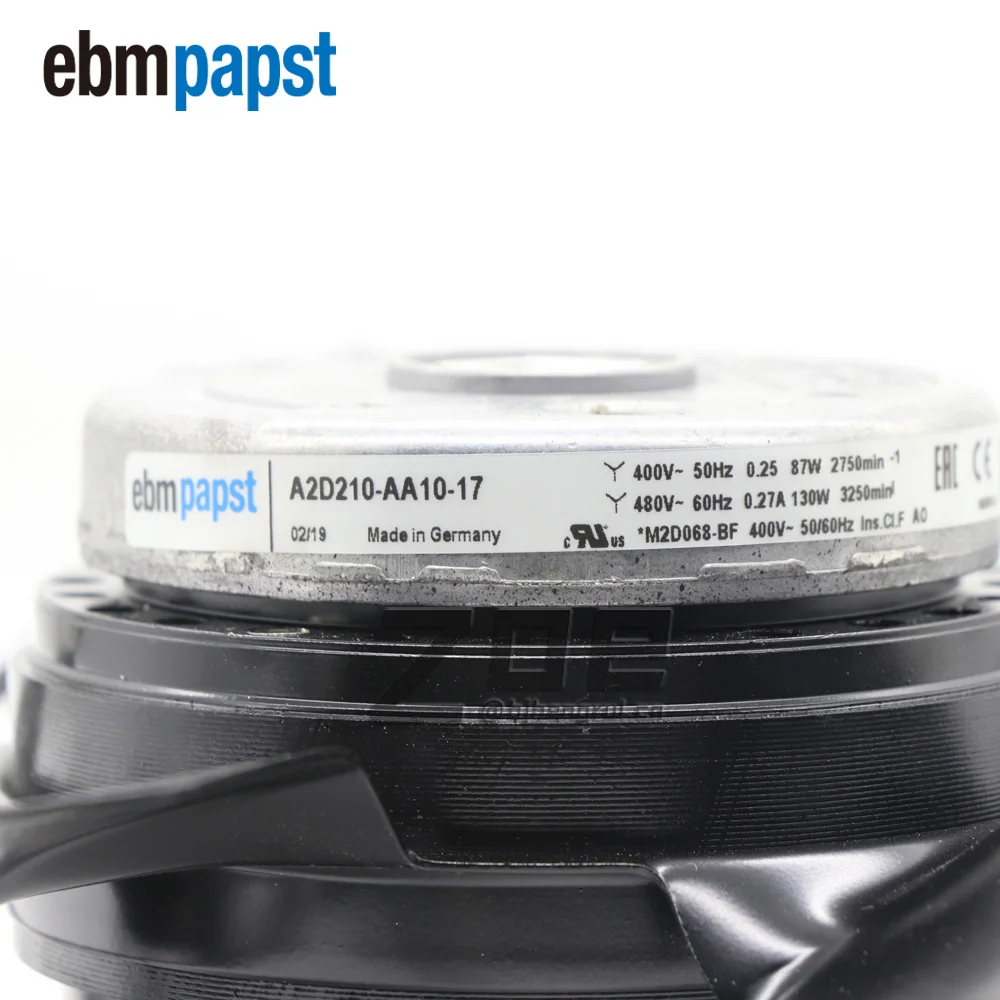 Germany Ebmpapst A2D210-AA10-17 Siemens Servo Spindle Motor 400VAC 210mm Axial Cooling Fans Air Ventilation
Germany Ebmpapst A2D210-AA10-17 Siemens Servo Spindle Motor 400VAC 210mm Axial Cooling Fans Air Ventilation