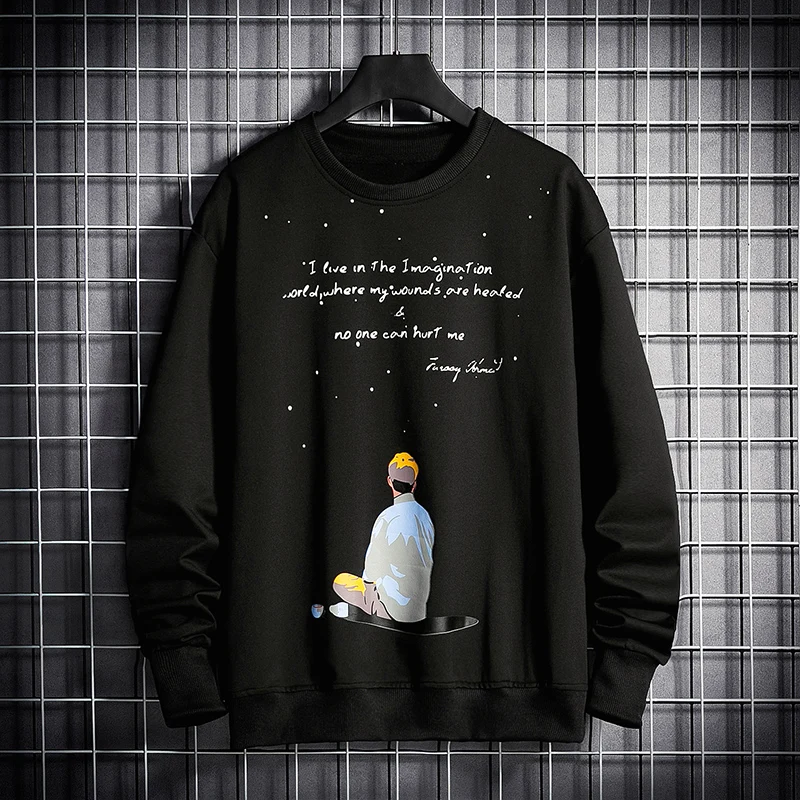 Letter Printed Sweatshirt Men 2021 Spring New Hoodies Men Casual Sweatshirt O-Neck Plus Size Basic Pullover Male Fashion
Letter Printed Sweatshirt Men 2021 Spring New Hoodies Men Casual Sweatshirt O-Neck Plus Size Basic Pullover Male Fashion