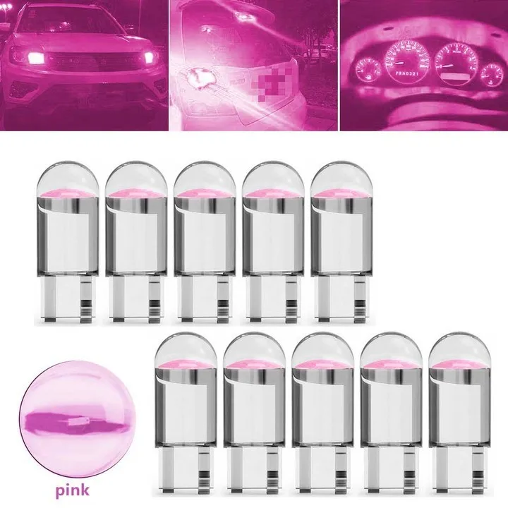 10x Car Clearance Lamp T10 501 Car Side Light Pink Bulbs Error Free Canbus Xenon W5w Sidelight COB Led Lights
10x Car Clearance Lamp T10 501 Car Side Light Pink Bulbs Error Free Canbus Xenon W5w Sidelight COB Led Lights
