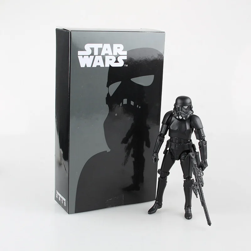 Звездные войны The Force Awakens Storm Shadow армейские солдаты черный рыцарь ПВХ фигурка