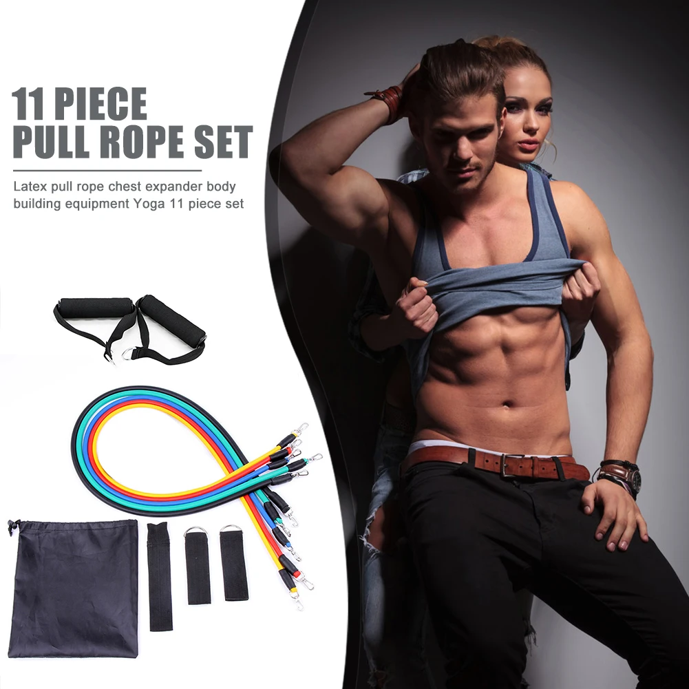Expander Fitness Equipment Trainers Ideal Force Core Training Tool 11pcs/set Resistance Bands TPE Tube Stretch Pull Rope
Expander Fitness Equipment Trainers Ideal Force Core Training Tool 11pcs/set Resistance Bands TPE Tube Stretch Pull Rope
