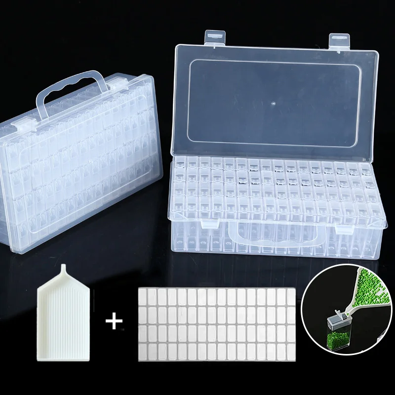 64 Girds Diamond Painting Tools Accessories Storage Box Beads Container Diamond Embroidery Stone Mosaic Convenience Box
64 Girds Diamond Painting Tools Accessories Storage Box Beads Container Diamond Embroidery Stone Mosaic Convenience Box