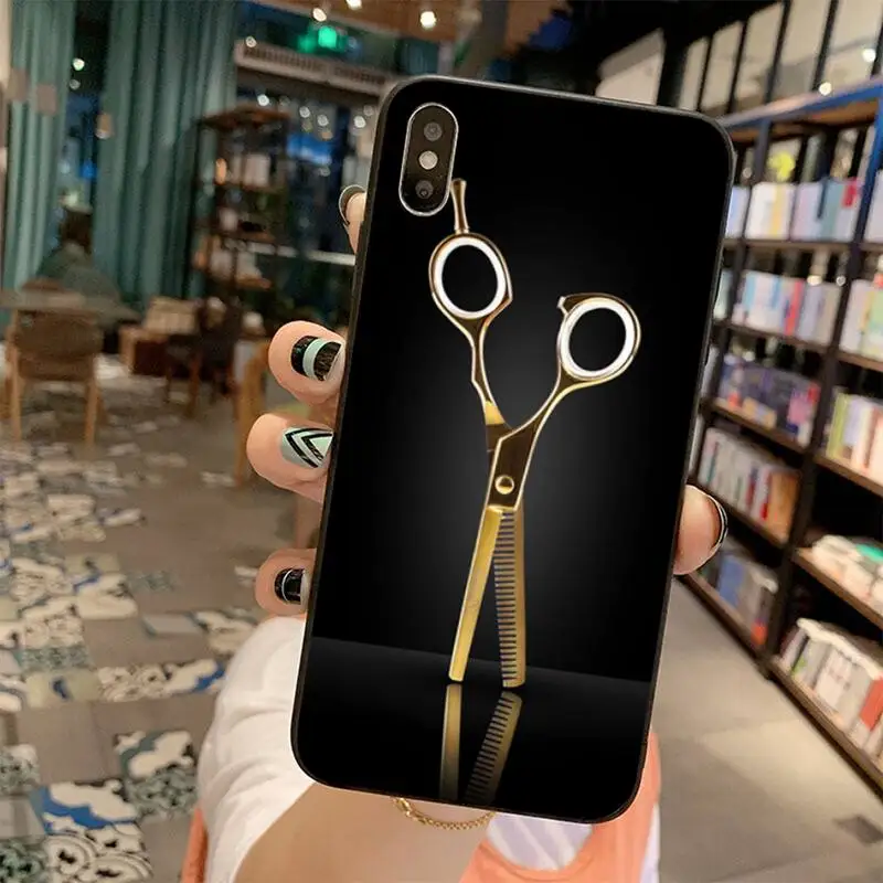 HPCHCJHM Hair Stylist Scissors Brush switch Phone Case Cover Hull for iPhone 11 pro XS MAX 8 7 6 6S Plus X 5S SE 2020 XR case
HPCHCJHM Hair Stylist Scissors Brush switch Phone Case Cover Hull for iPhone 11 pro XS MAX 8 7 6 6S Plus X 5S SE 2020 XR case