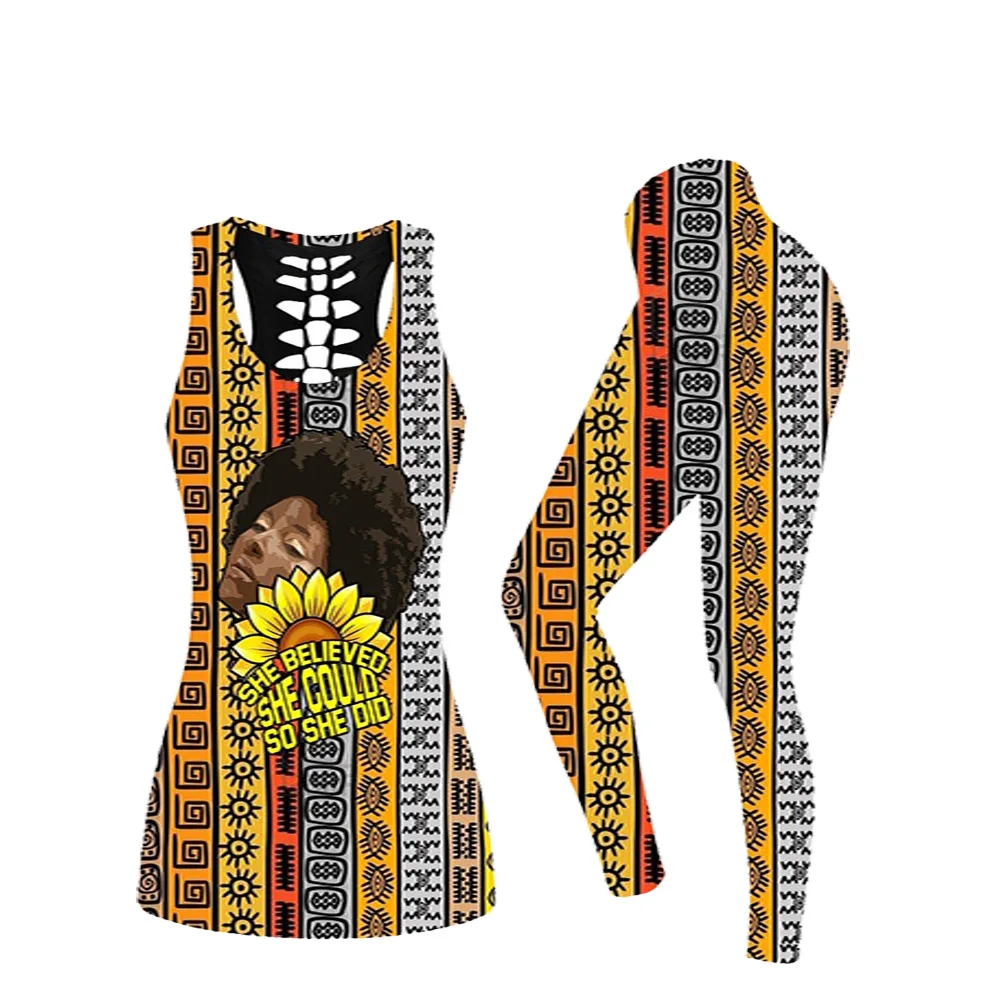 Usa Size Women Yoga Set India Female 3d Print Sunflowers Sports Suits Sexy Outdoor 2 Piece Bra High Waist Gothic Leggings 
Usa Size Women Yoga Set India Female 3d Print Sunflowers Sports Suits Sexy Outdoor 2 Piece Bra High Waist Gothic Leggings