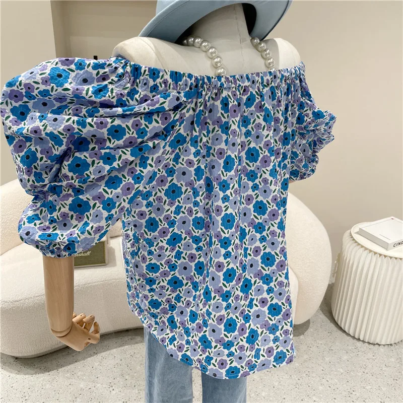 Women's Clothing Spring Summer Floral Blouse Women's 2021 New Design Sense Bubble Sleeve Long Sleeve Clavicle Shoulder Shirt
Women's Clothing Spring Summer Floral Blouse Women's 2021 New Design Sense Bubble Sleeve Long Sleeve Clavicle Shoulder Shirt