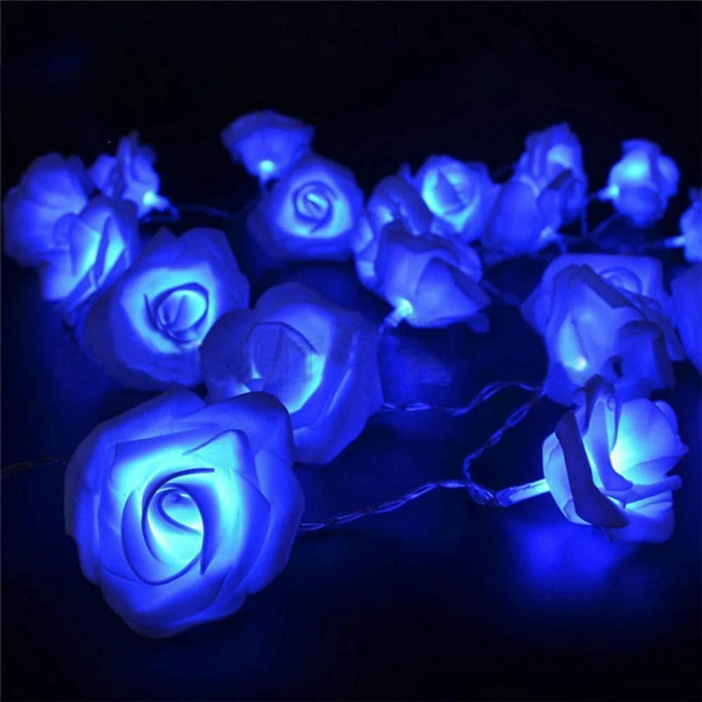 10/6/3/1.5M Rose Flower LED String Lights Artificial Garland Lamp for Valentine's Day Wedding Bouquet Decor USB/Battery Powered
10/6/3/1.5M Rose Flower LED String Lights Artificial Garland Lamp for Valentine's Day Wedding Bouquet Decor USB/Battery Powered
