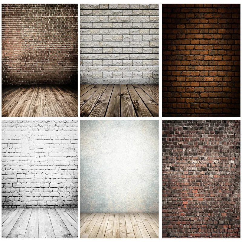 Vinyl Custom Vintage Brick Wall Wooden Floor Photography Backdrops Photo Background Studio Prop 21712 YXZQ-03
Vinyl Custom Vintage Brick Wall Wooden Floor Photography Backdrops Photo Background Studio Prop 21712 YXZQ-03