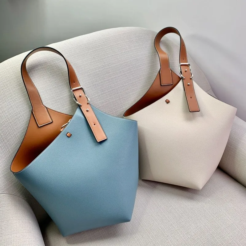 Panelled Design Womens Handbag Bucket Bags Large Capacity Shopping Bags Ladies Casual Tote Genuine Leather Shoulder Armpit Bag
Panelled Design Womens Handbag Bucket Bags Large Capacity Shopping Bags Ladies Casual Tote Genuine Leather Shoulder Armpit Bag