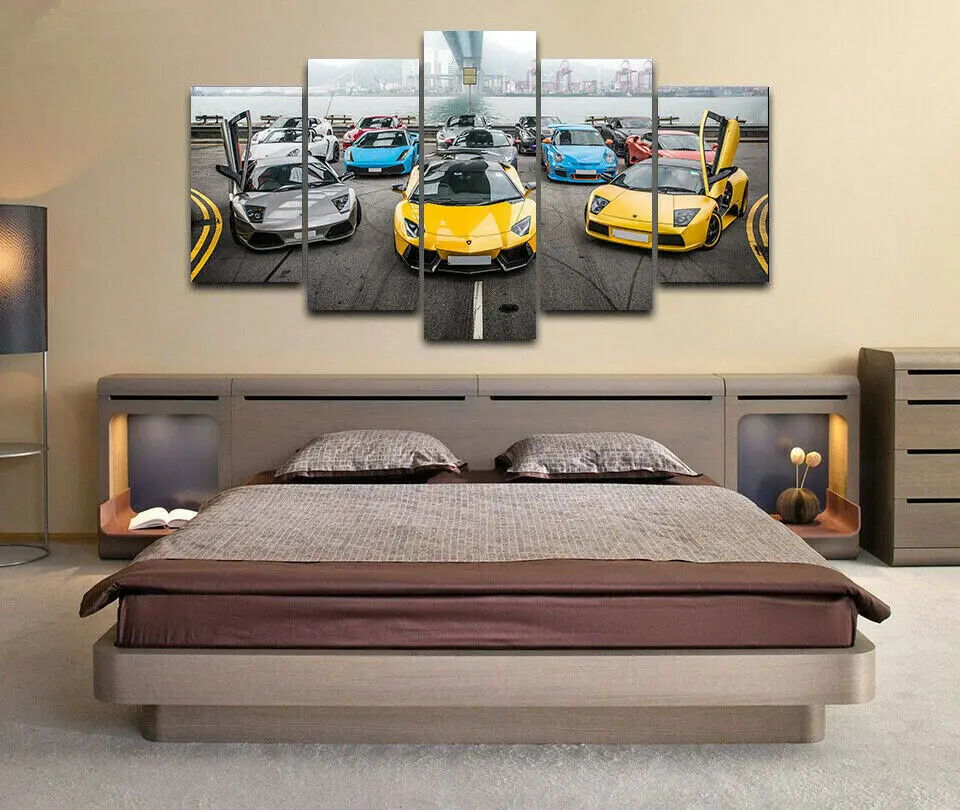 No Framed Canvas 5Pcs Group of Sports Cars Wall Art Posters Pictures Home Decor Paintings Decorations
No Framed Canvas 5Pcs Group of Sports Cars Wall Art Posters Pictures Home Decor Paintings Decorations